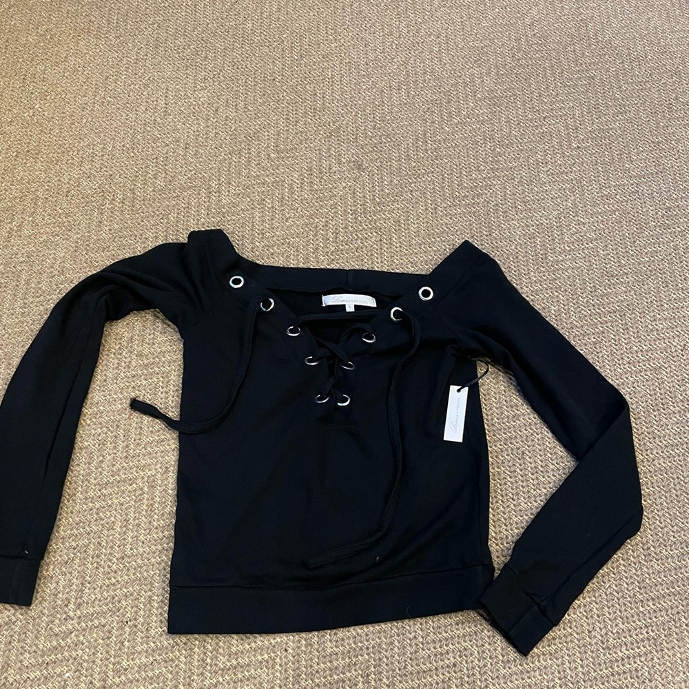 Lover and friends tie up sweatshirt s